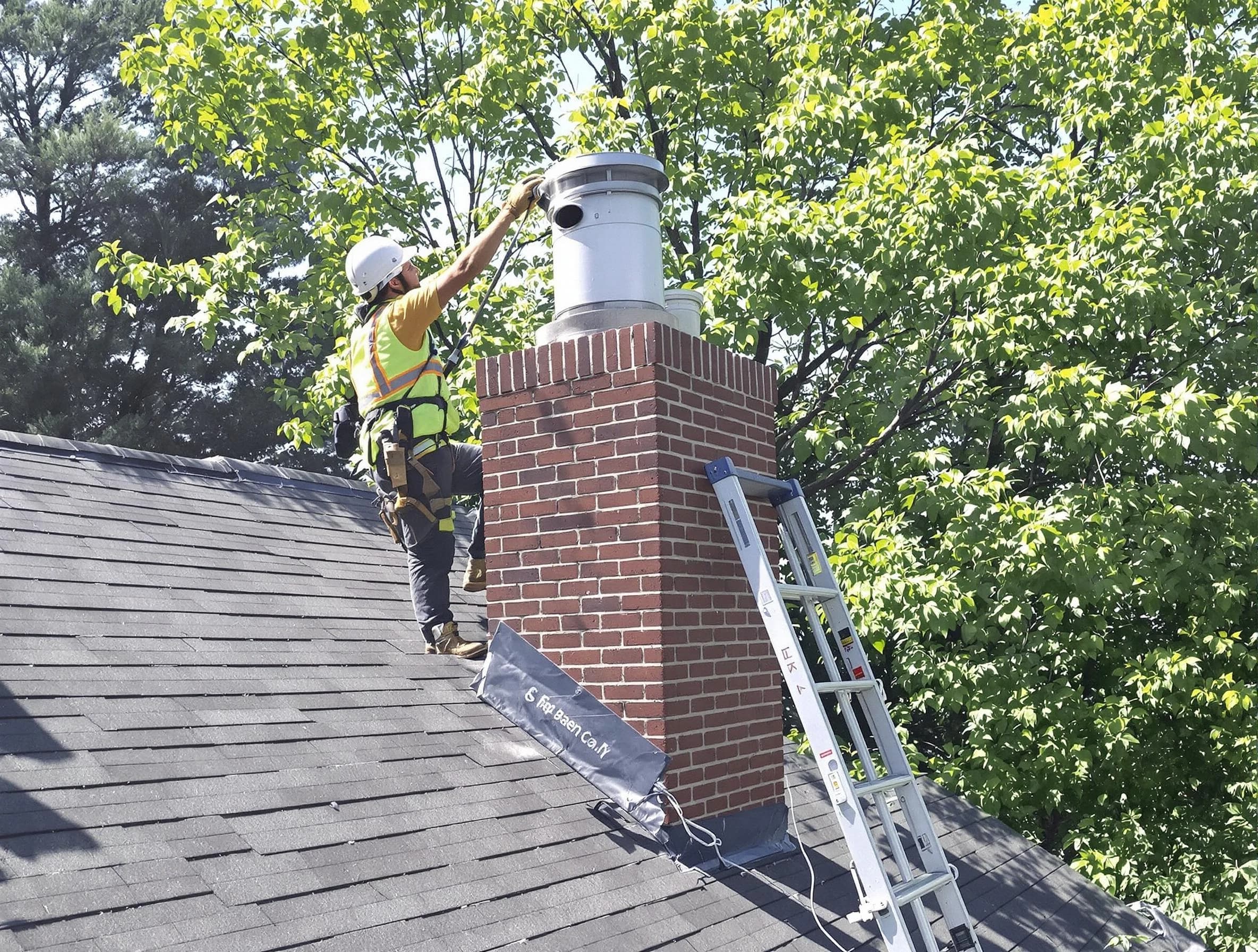Chimney liner inspection by Murrysville Chimney Sweep in Murrysville, PA