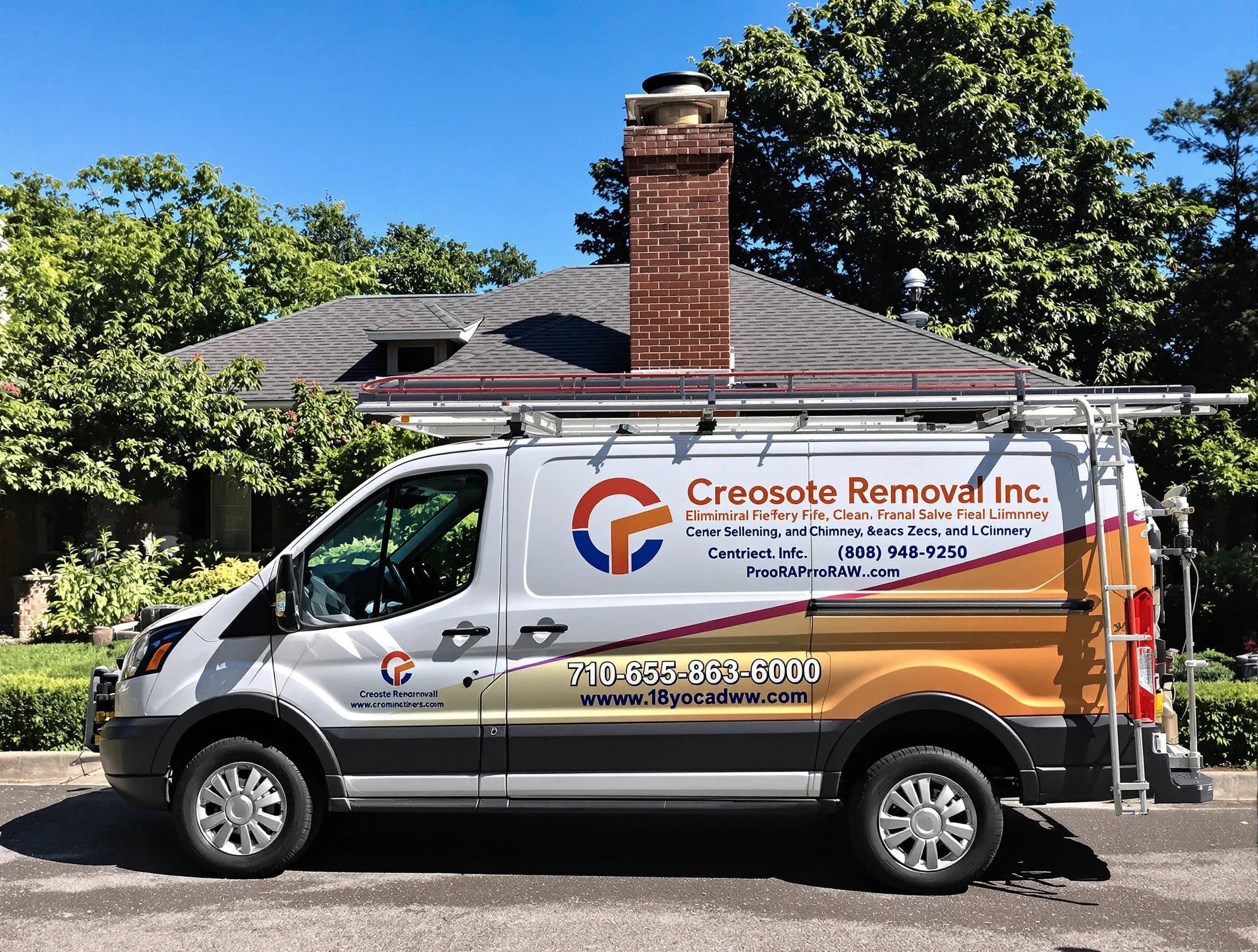 Murrysville Chimney Sweep technician removing creosote safely in Murrysville, PA