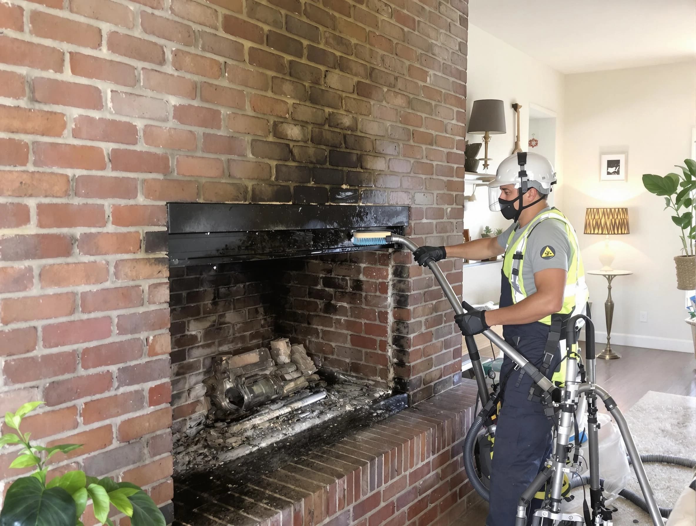 Murrysville Chimney Sweep providing fireplace cleaning services in Murrysville, PA
