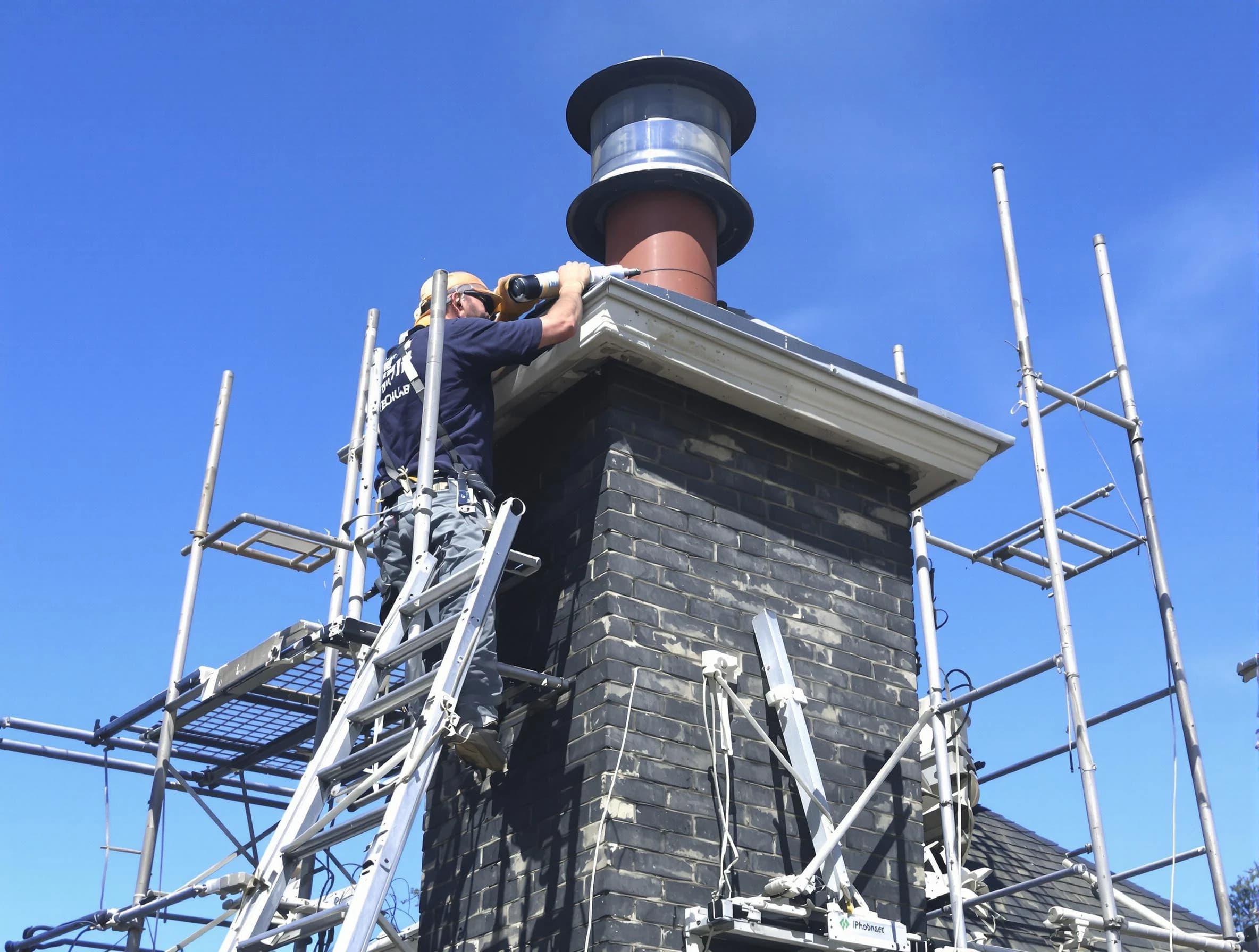 Sturdy chimney crown finished by Murrysville Chimney Sweep in Murrysville, PA