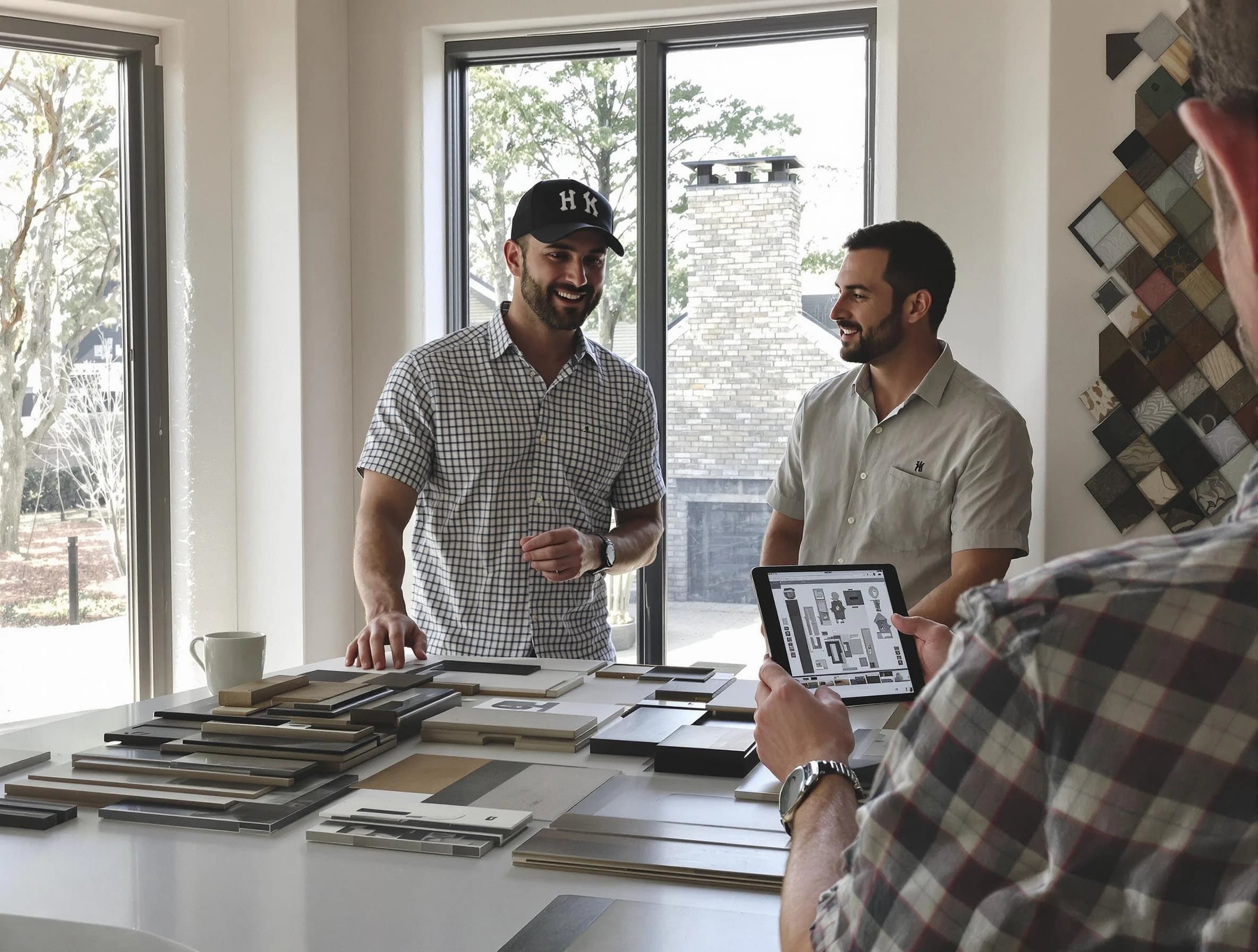 Murrysville Chimney Sweep remodeling a chimney and fireplace in Murrysville, PA