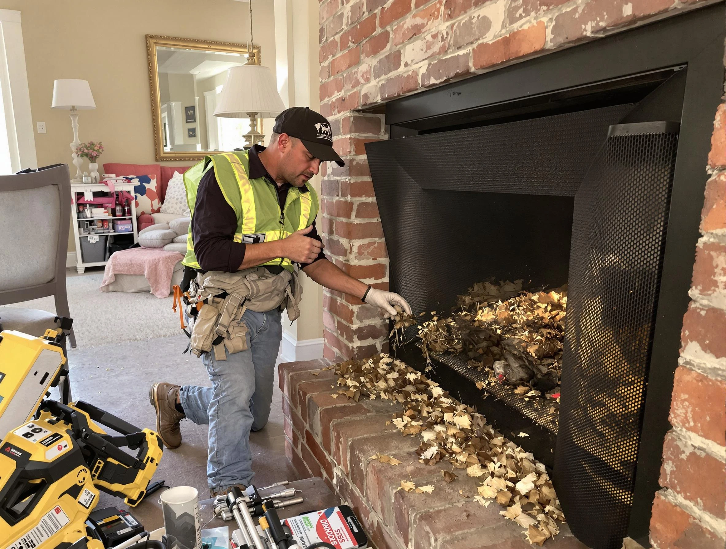 Safe screening installation by Murrysville Chimney Sweep in Murrysville, PA