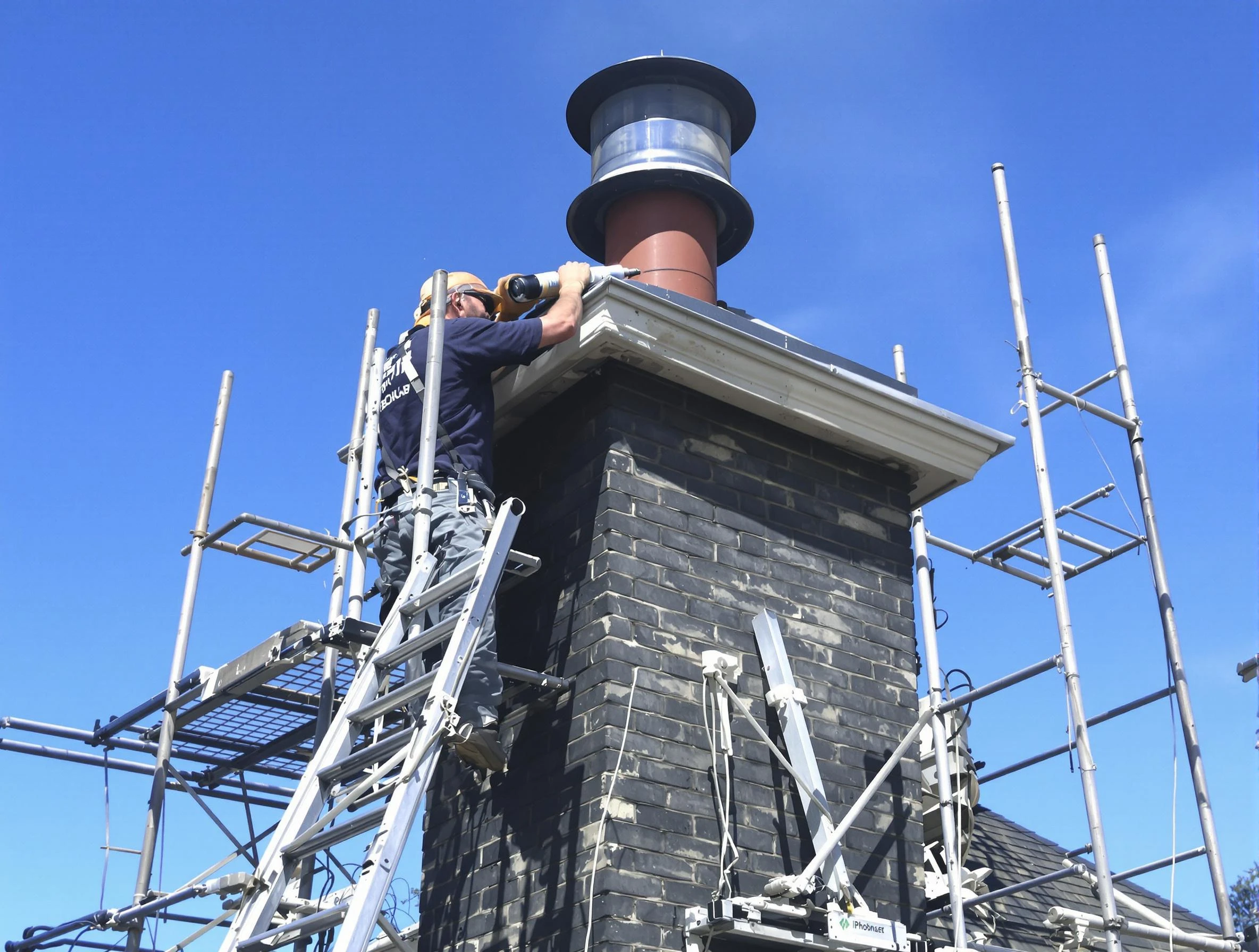 Sturdy chimney crown finished by Murrysville Chimney Sweep in Murrysville, PA